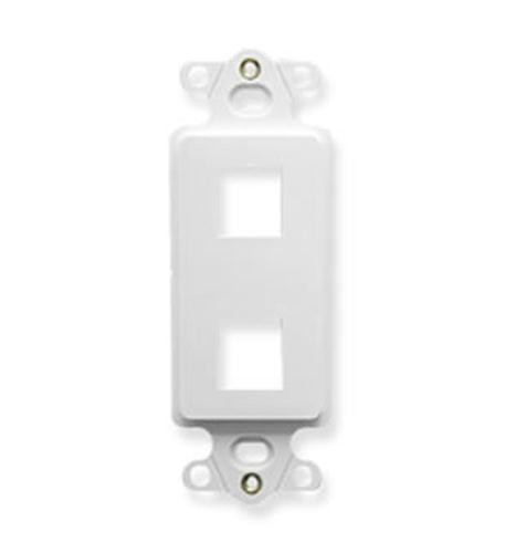ICC ICC-IC107DI2WH INSERT- DECOREX- 2-PORT- WHITE