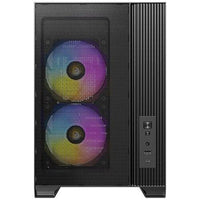 ANTEC FLUX M MicroATX PC Case 6x120mm Fans ARGB PWM USB-C 360mm Glass Temp Black