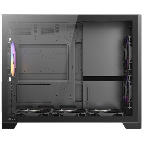 ANTEC FLUX M MicroATX PC Case 6x120mm Fans ARGB PWM USB-C 360mm Glass Temp Black