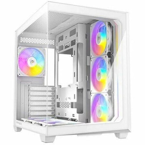 ANTEC C5 ARGB White Mid-Tower Desktop PC Case ATX Dual Chamber 7x Fan USB-C