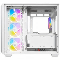 ANTEC C5 ARGB White Mid-Tower Desktop PC Case ATX Dual Chamber 7x Fan USB-C