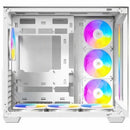 ANTEC C5 ARGB White Mid-Tower Desktop PC Case ATX Dual Chamber 7x Fan USB-C
