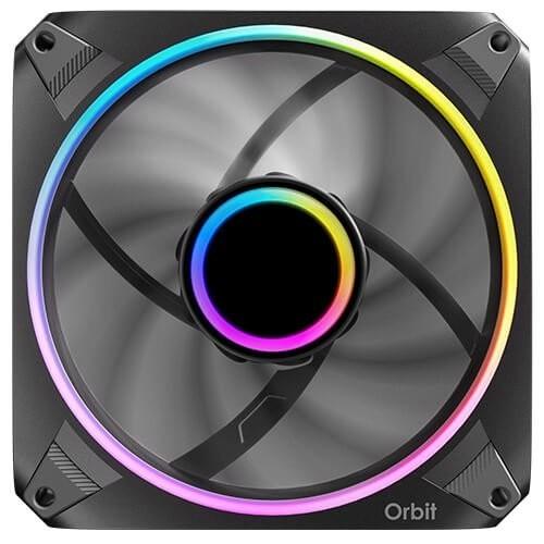 ANTEC ORBIT 120 ARGB 3-Pack PWM PC Fan FDB Bearing 2000 RPM Infinity Mirror