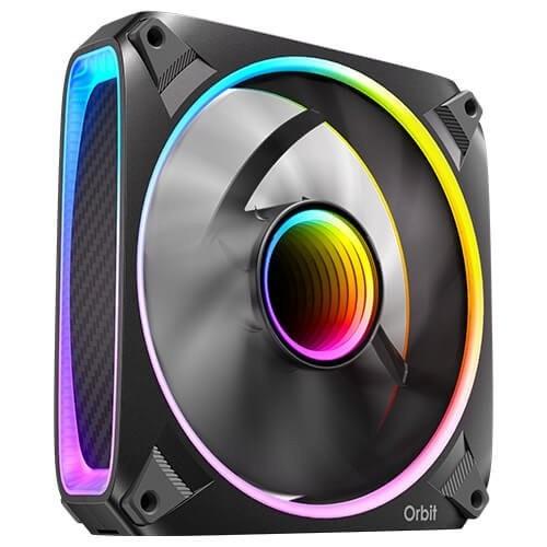 ANTEC ORBIT 120 ARGB 3-Pack PWM PC Fan FDB Bearing 2000 RPM Infinity Mirror