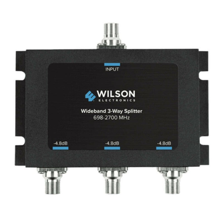 Wilson 850035 3-Way Splitter -4.8dB 75 Ohm 698-2700MHz F-Female
