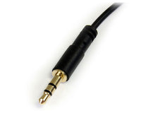StarTech MU1MMSRA 12" Slim 3.5mm to Right Angle Stereo Audio Cable for Android