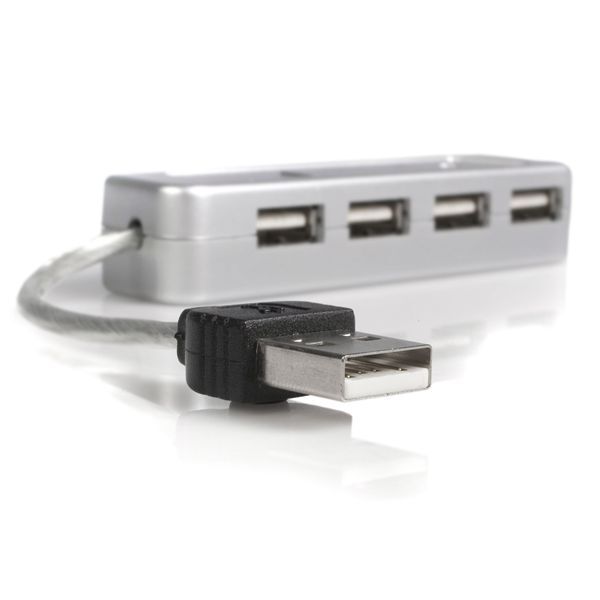 StarTech ST4200MINI Mini 4 Port USB 2.0 Small Pocket-Size Portable External Hub