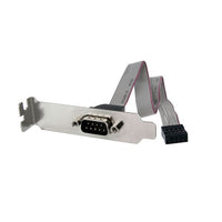 StarTech PLATE9MHDLP 9 Pin Serial to 10 Pin IDC Header Low Profile Slot Plate