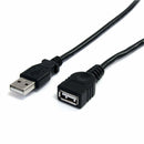 StarTech USBEXTAA6BK 6 ft Black USB 2.0 Extension Cable A to A - M/F