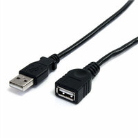 StarTech USBEXTAA6BK 6 ft Black USB 2.0 Extension Cable A to A - M/F
