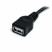 StarTech USBEXTAA6BK 6 ft Black USB 2.0 Extension Cable A to A - M/F