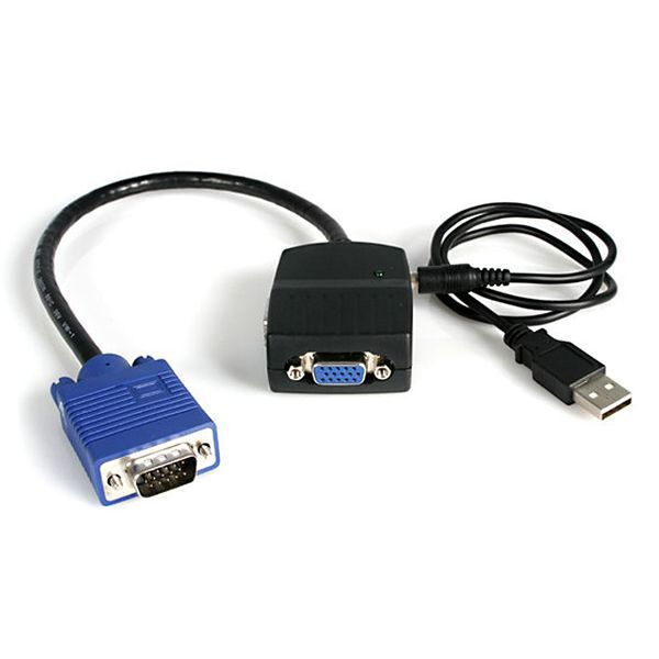 StarTech ST122LE 2 Port VGA Video Splitter - USB Powered - 1xHD-15 Video In