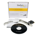 StarTech ST1000SPEX PCI Express Gigabit Ethernet NIC Network Adapter Low Profile