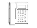 ATCOM AT810P SIP LCD Backlit 2 RJ45 HD Voice VoIP PoE Phone with Power Supply