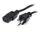 StarTech PXT101_10 10 ft (120") Standard Computer Power Cord - NEMA5-15P to C13