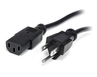 StarTech PXT101_10 10 ft (120") Standard Computer Power Cord - NEMA5-15P to C13