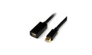 StarTech MDPEXT6 6 ft Mini DisplayPort Video Extension Copper Black Cable M/F