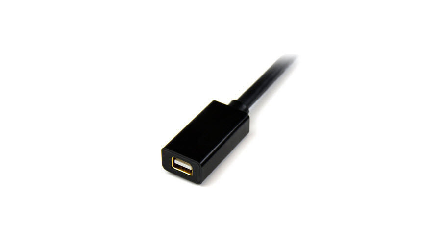 StarTech MDPEXT6 6 ft Mini DisplayPort Video Extension Copper Black Cable M/F