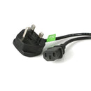 StarTech PXT101UK 6 ft (72") Standard UK Computer Power Grounded SVT Cable Cord