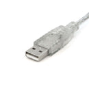 StarTech USBFAB15T 15 ft Transparent USB 2.0 Cable - A to B - Type A Male