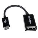 StarTech UUSBOTG 5in Micro USB to USB OTG Host Adapter M/F USB for Mouse,