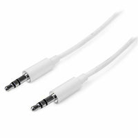 StarTech MU3MMMSWH 3M (9.8FT) White Slim 3.5mm Stereo Audio Cable - Male to Male
