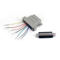 StarTech GC258MF DB25 to RJ45 Modular Adapter - M/F 1 x DB-25 Male - 1 x RJ-45