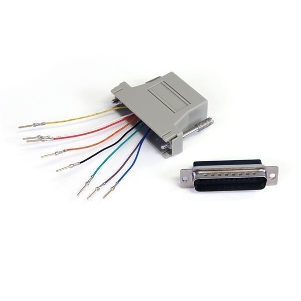 StarTech GC258MF DB25 to RJ45 Modular Adapter - M/F 1 x DB-25 Male - 1 x RJ-45