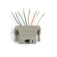 StarTech GC258MF DB25 to RJ45 Modular Adapter - M/F 1 x DB-25 Male - 1 x RJ-45