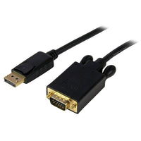 StarTech DP2VGAMM6B 6 ft DisplayPort to VGA Adapter Converter Cable - DP to VGA