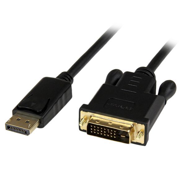 StarTech DP2DVIMM3BS 3 ft DisplayPort to DVI Active Adapter Converter Cable - DP