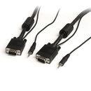 StarTech MXTHQMM15A 15 ft Coax High Resolution Monitor VGA Cable with Audio HD15