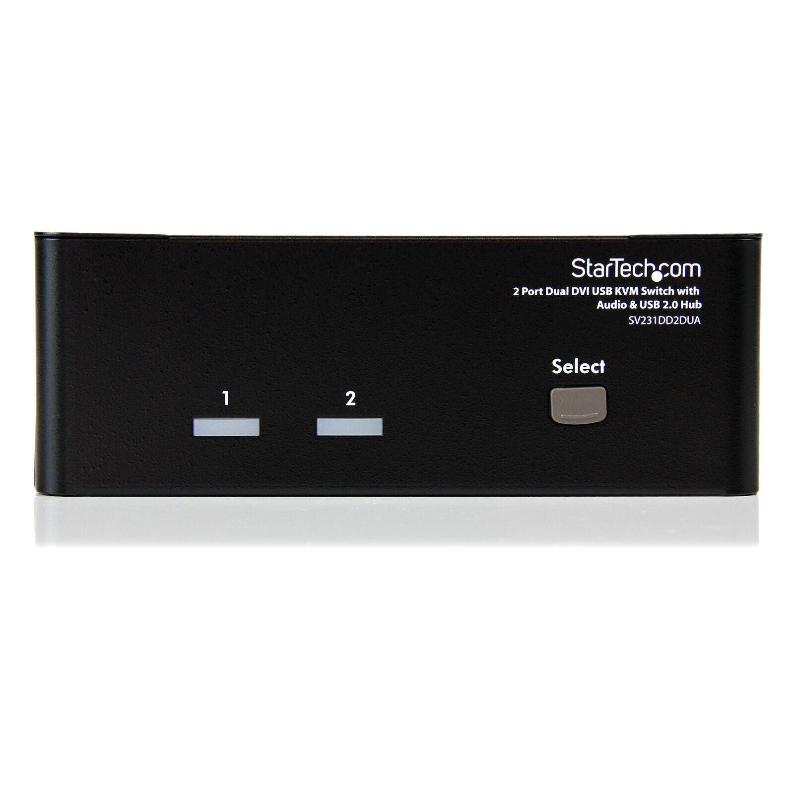 StarTech SV231DD2DUA 2 Port Dual DVI USB KVM Switch with Audio & USB 2.0 Hub