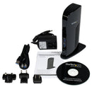 StarTech USB3SDOCKD Universal USB 3.0 Laptop Docking Station DVI Audio Ethernet
