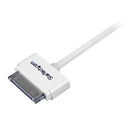 StarTech USB2ADC1MUL 1m (3 ft) Apple Dock Connector to Left Angle USB Cable for