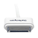 StarTech USB2ADC1MUL 1m (3 ft) Apple Dock Connector to Left Angle USB Cable for