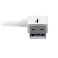 StarTech USB2ADC1MUL 1m (3 ft) Apple Dock Connector to Left Angle USB Cable for