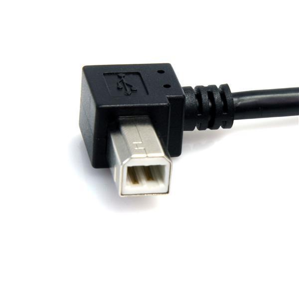 StarTech USB2HAB2RA3 3 ft A Right Angle to B Right Angle USB Cable - M/M