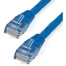 StarTech C6PATCH7BL 7 ft Blue Molded Cat6 UTP Patch Cable - ETL Verified