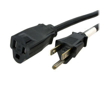 StarTech PAC10115 15 ft Power Cord Extension - NEMA 5-15R to NEMA 5-15P
