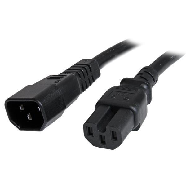 StarTech PXTC14C156 6 ft 14 AWG Computer Power Cord - IEC C14 to IEC C15