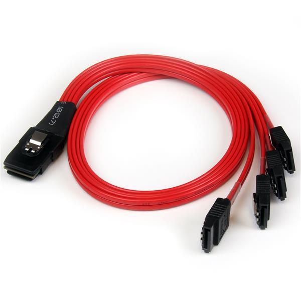 StarTech SAS8087S4R50 50cm SFF-8087 to 4x SATA - Internal Mini SAS to SATA