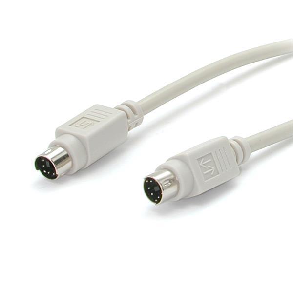 StarTech KXT102MM_15 15 ft PS/2 Keyboard Mouse Cable - M/M mini-DIN PS/2 Male