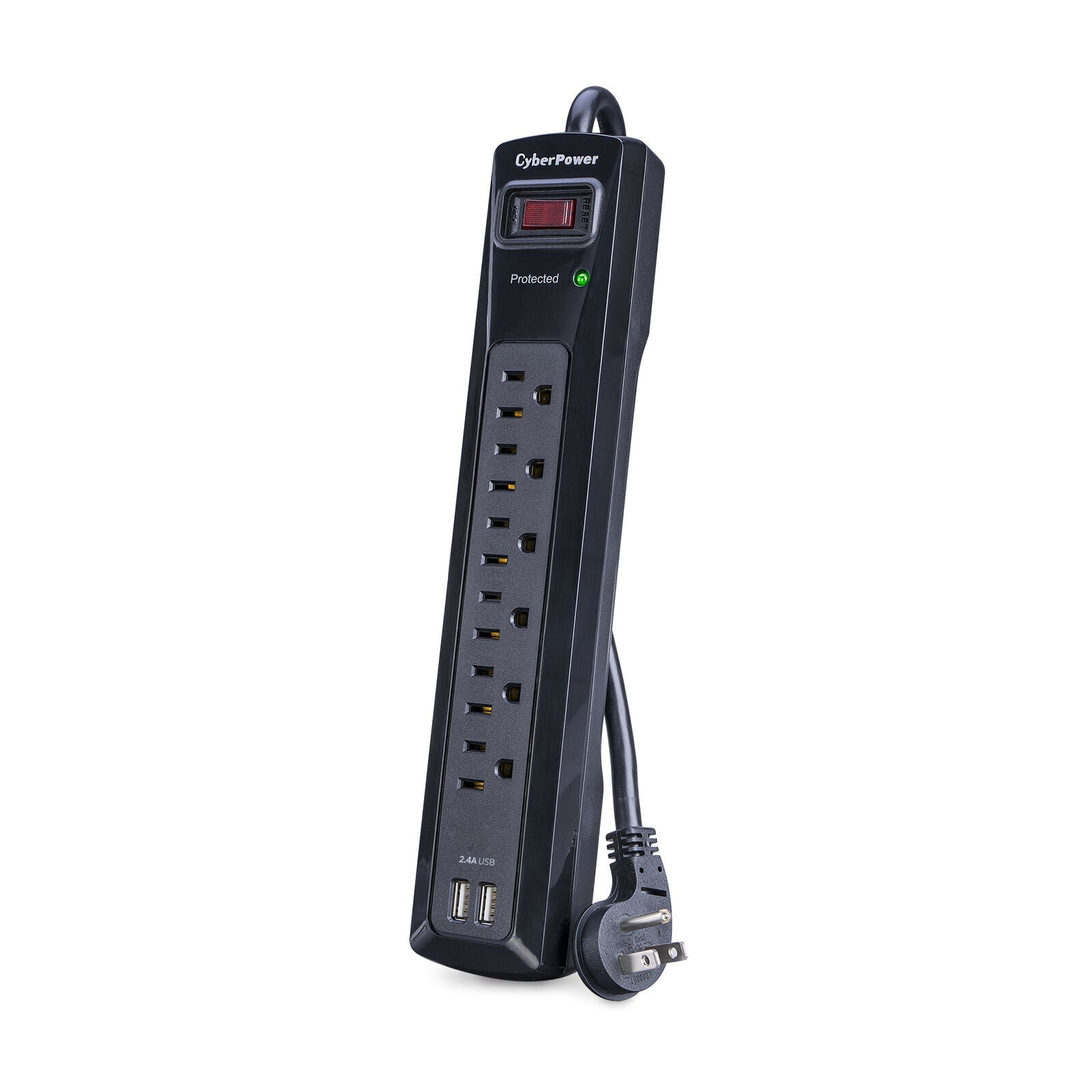 CyberPower CSP604U 6 Outlets w USB Professional Surge Protector 4FT Cord 1200J