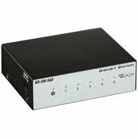 D-Link GO-SW-5GE 5-Port Gigabit Ethernet Unmanaged Metal Body Desktop Switch