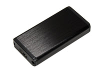 Sabrent EC-UKMS Drive Enclosure External - Black - 1 x Total Bay - mini-SATA