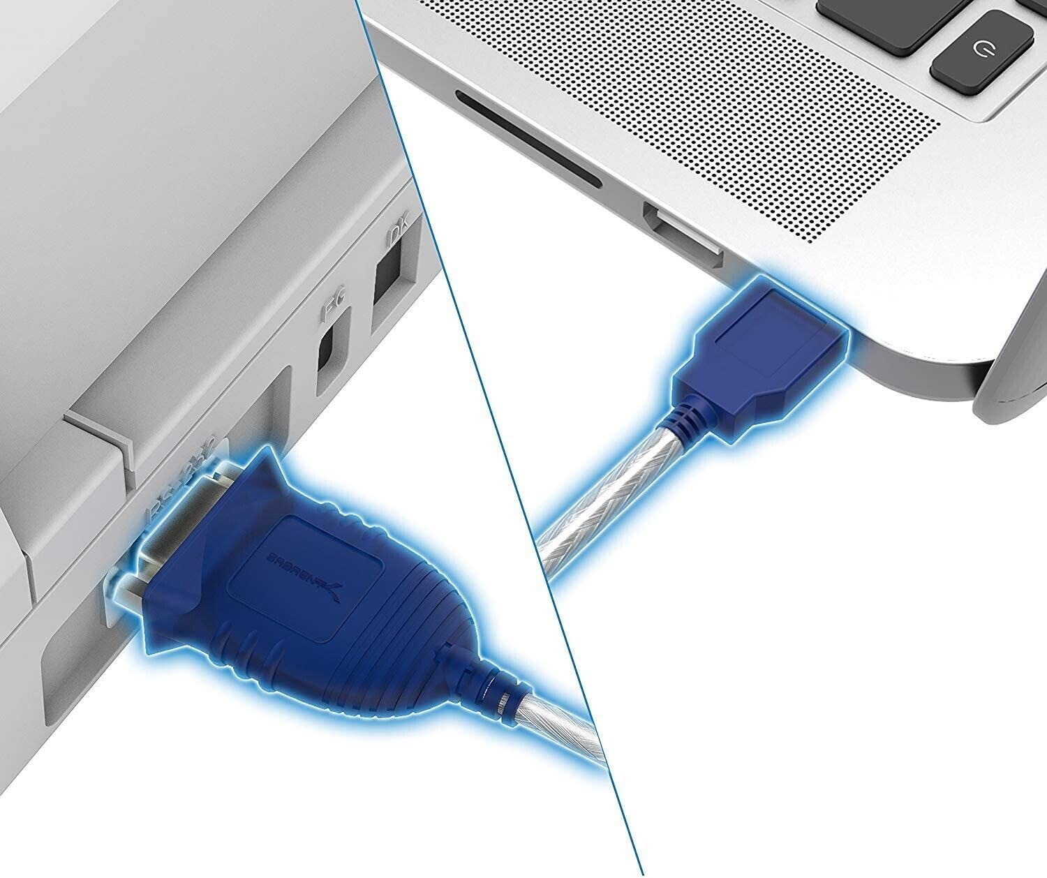 Sabrent SBT-USC6M 6 Feet USB to RS-232 Serial 9 Pin Adapter Prolific PL2303