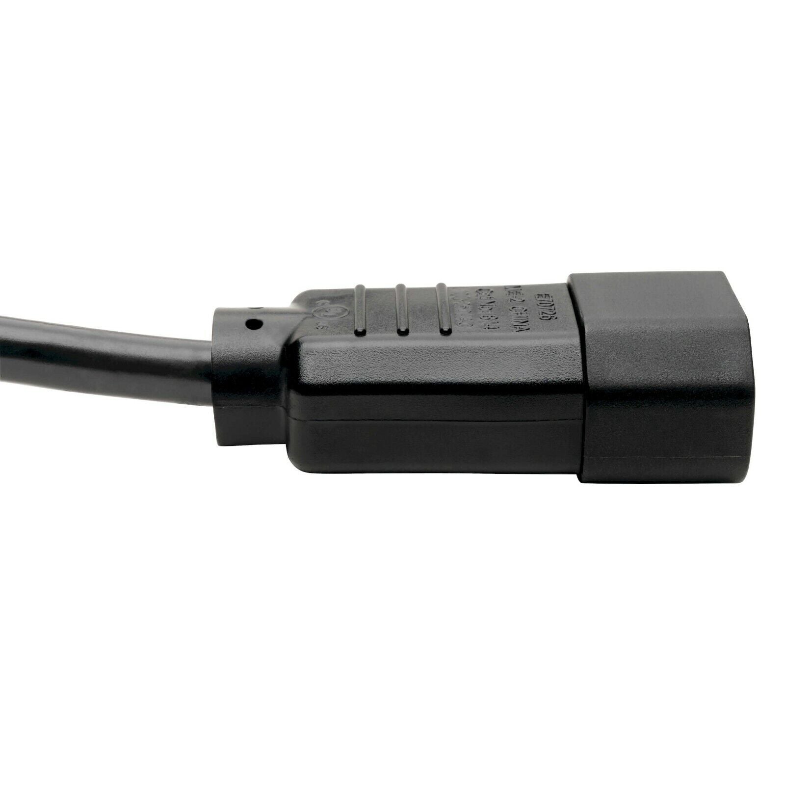 Tripp Lite P004-002 2FT Computer Power Cord Extension Cable C14 C13 10A 18AWG BL