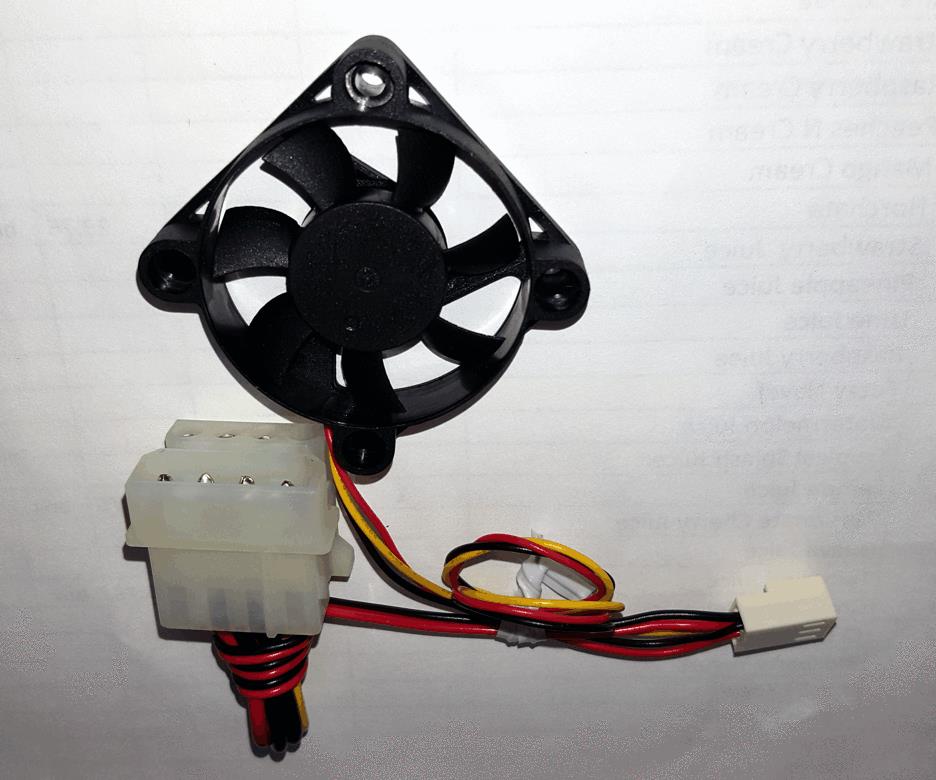 Evercool FAN4ATOM_2LP 40x40x10mm ATOM CPU Ball Bearing Fan w 3PIN + Molex Power