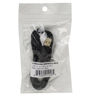 CHN EVT 3 PCS USB2AMCBMM03 3' (36IN) USB-A USB Micro B Android Phone Charging Ca